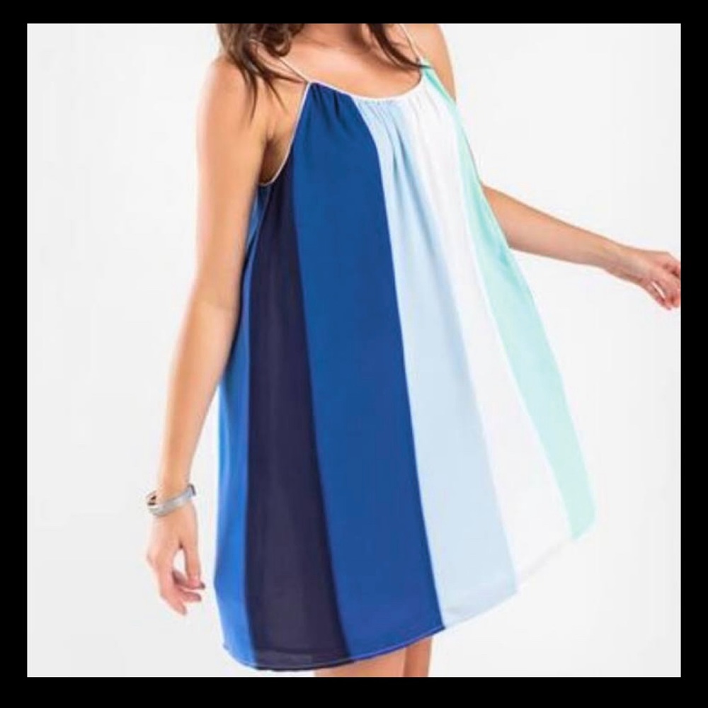 Francesca’s Chiffon Shift Dress - Picture 5 of 5